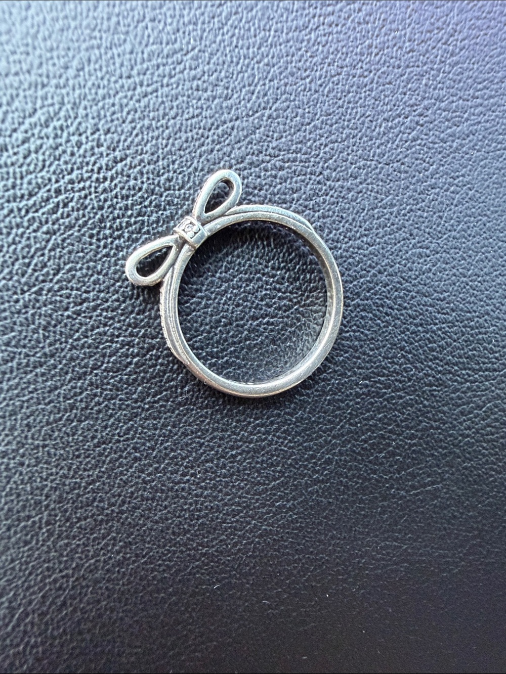 Pandora Silver Bow Ring